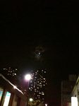 夜空に骸骨が!